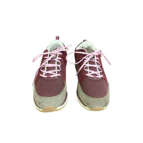 LL Bean 9.5 Wide Suede Mesh Lace Up Comfort Fitness Walking Shoes Sneakers - Picture 5 of 9